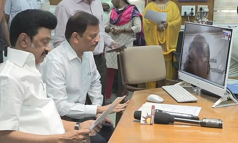 Coromandel express derailment: Stalin inspects Emergency Centre at Central station