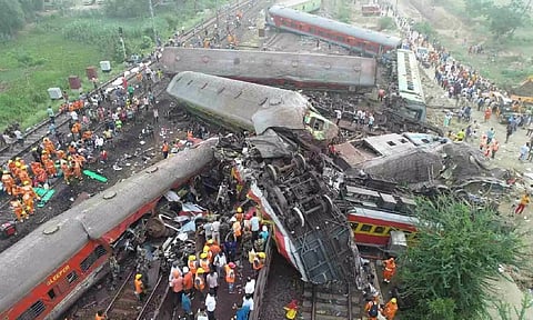 Visual from the accident site. (ANI)