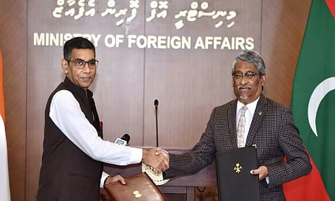 India, Maldives sign 10 MoUs