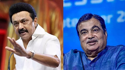 MK Stalin and Nitin Gadkari