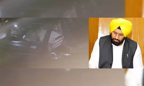 Visual from the accident, Punjab Minister Balkar Singh (IANS)