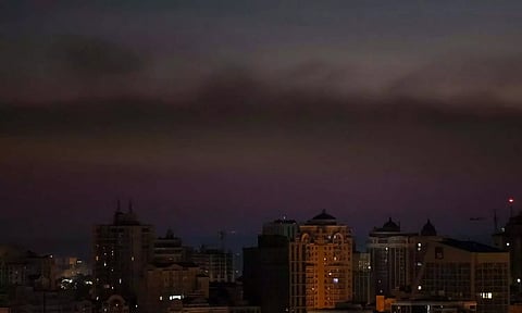 Russia launches air strike on Kyiv, city official says attack repelled
