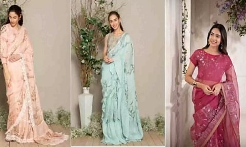 Embracing the Linen Saree Trend