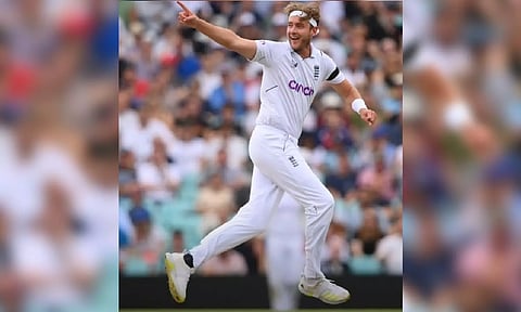 England fast bowler Stuart Broad 