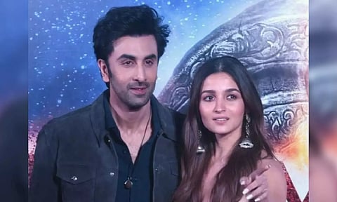 Ranbir Kapoor with Alia Bhatt