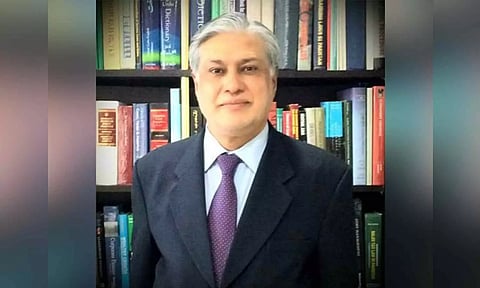 Pakistan Finance Minister Ishaq Dar, Image Credit: ANI