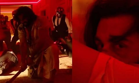 Ranbir Kapoor in 'Animal'.(Screengrab/YouTube)