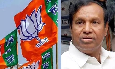 (On left) DMK's treasurer and MP TR Baalu