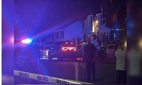 Site of the shooting in Annapolis, Maryland. Twitter