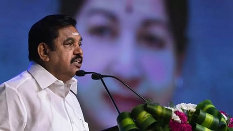 Leader of Opposition Edappadi K Palaniswami