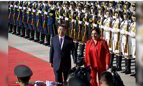  Honduran President Xiomara Castro and Chinese President Xi Jinping