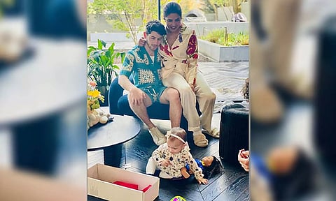 Nick Jonas, Priyanka Chopra, Malti Marie