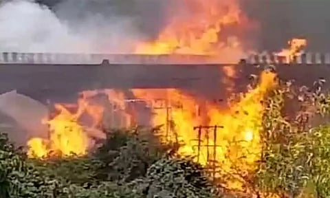 Visual from the spot (Daily Thanthi)