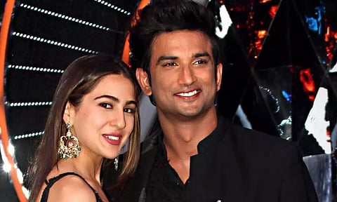 Sara Ali Khan with Sushant Singh Rajput