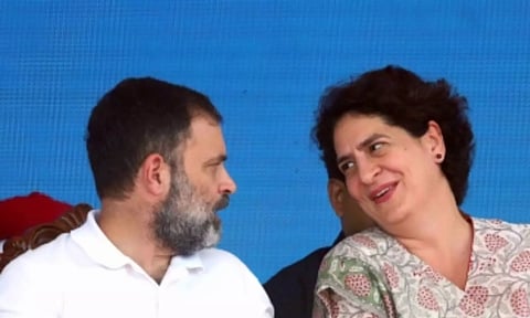  Congress leaders Rahul Gandhi and Priyanka Gandhi Vadra (IANS)
