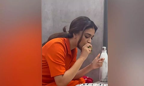 Binging on panduri mangoes before the season gets over: Keerthy Suresh