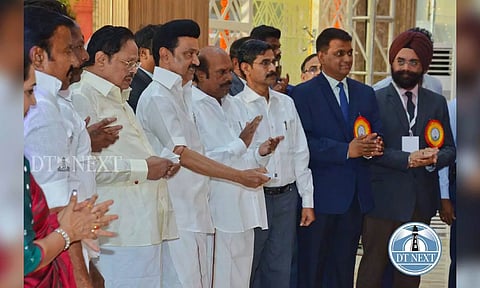 TN CM MK Stalin inaugurates Kalaignar Centenary Super Speciality Hospital in Guindy. (Hemanathan M)