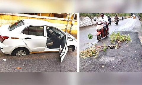 Rain floods Tambaram roads, affects traffic