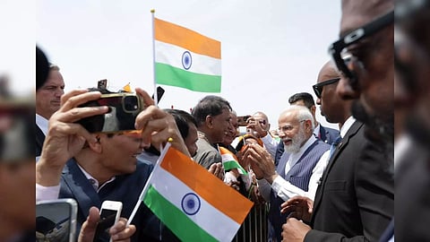 Prime Minister Narendra Modi in New York (Twitter/@narendramodi)