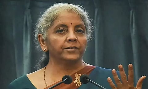  Finance minister Nirmala Sitharaman