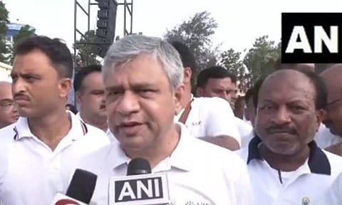 Union Railways Minister Ashwini Vaishnaw on International Yoga Day