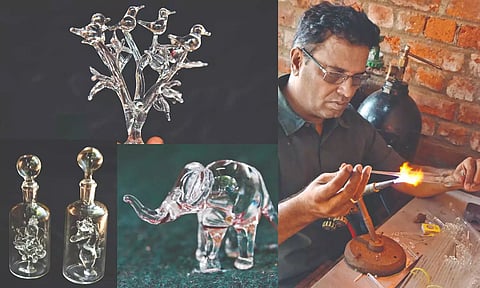 Glassblowing arts