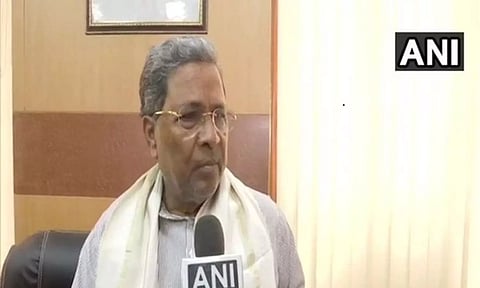 Karnataka Chief Minister Siddaramaiah Image Credit: ANI