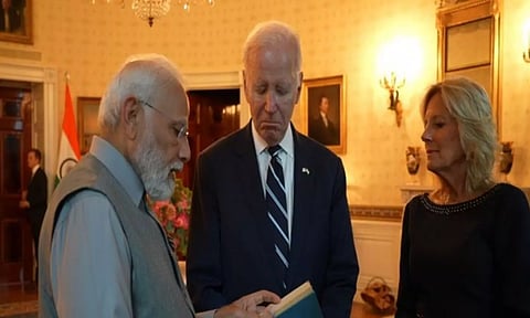 Here's what PM Modi gifted to US President Joe Biden