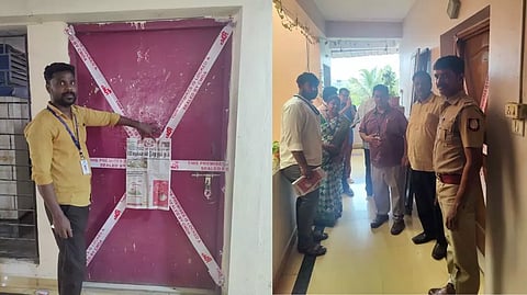 De-occupation notice was issued to the occupant of the flat