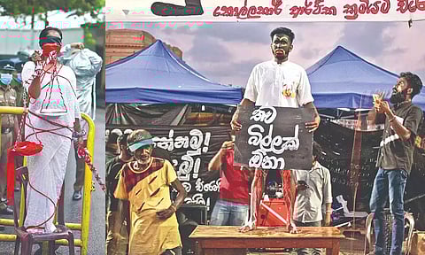 Artists document Lanka's crisis through photographs