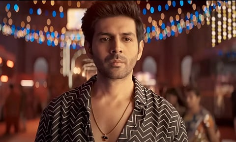 Kartik Aaryan in ‘Satyaprem Ki Katha’ (YouTube/NadiadwalaGrandson)