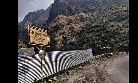 The road also is the only alternate route to Badrinath shrine.(PTI)