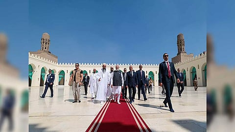 PM Modi in Egypt's Cairo (Image: Twitter/@narendramodi)