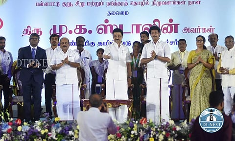 Chief Minister M K Stalin inaugurated various schemes for Micro Small & Medium Enterprises