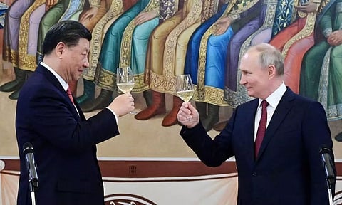 Russian President Vladimir Putin and Chinese President Xi Jinping