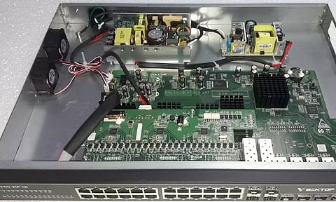  A view shows IT equipment imported from China and sold by Russian company