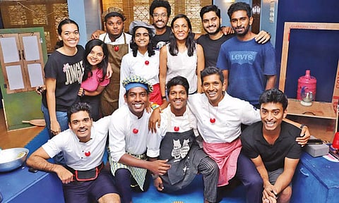 Team of The Little Theatre. Hemanathan M