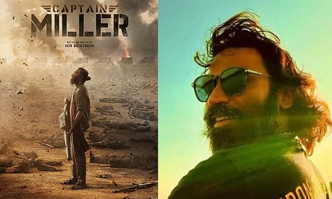 First look of 'Captain Miller' (Twitter/@dhanushkraja)