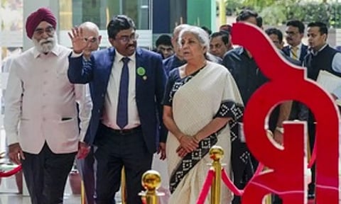 The net profit of public sector banks (PSBs) has almost tripled to Rs 1.04 lakh crore in FY23 from Rs 36,270 crore in FY2014. (PTI)