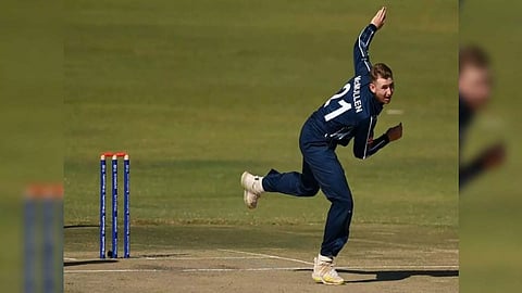 Scotland's Brandon McMullen (Twitter: CricketScotland)