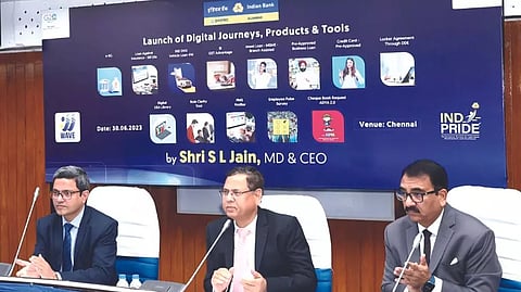 These new services were launched by SL Jain, MD-CEO here in the presence of executive directors of the Bank, Imran Amin Siddiqui, Mahesh Kumar Bajaj and Ashutosh Choudhury