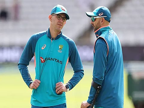 Todd Murphy and Nathan Lyon (Photo: ANI)
