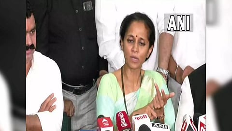 Nationalist Congress Party (NCP) working president Supriya Sule and MP Supriya Sule. (Photo: ANI)