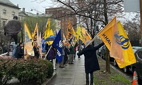 Banners have been circulating on social media threatening to target Indian foreign officers in Canada, Australia. (AP)