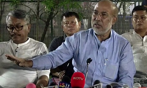 Manipur Chief Minister N Biren Singh (Photo : ANI)