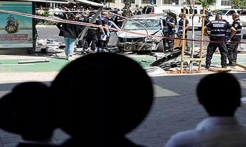 Eight hurt in Palestinian car-ramming, stabbing in Tel Aviv