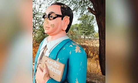 Statue of Dr B.R. Ambedkar in Lucknow