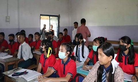 Manipur govt schools' classes 1-8 resume