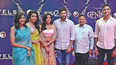 The team of Genie during the launch of the film