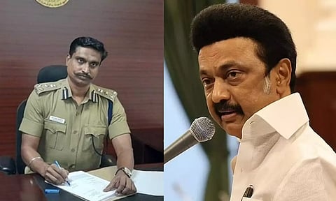 Coimbatore DIG C Vijayakumar; TN CM Stalin (Daily Thanthi)